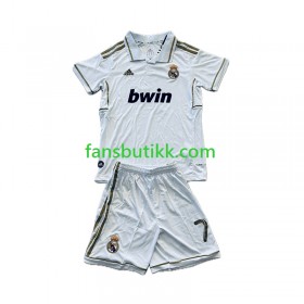 Fotballdrakt Real Madrid Cristiano Ronaldo 7 Barn Retro Hjemmetrøye 2011-2012 Kortermet